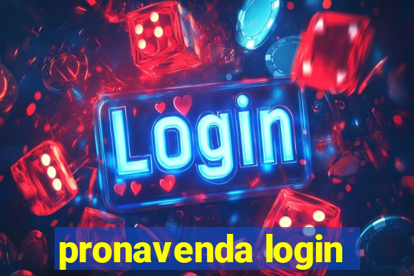 pronavenda login